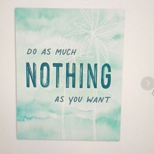 NWT 120 Piece Inspirational Jigsaw Puzzle - DO AS MUCH NOTHING AS YOU WANT